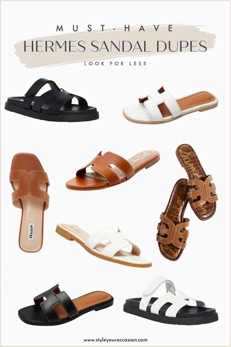 fake mens hermes sandals|hermes dupe sandals primark.